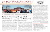 ¡NO PASARAN! - kfsr.info · ten arbeitet man an einem neuen Konzept der Deutung der Geschichte im aktuellen Kontext. Dabei wird die alte Museums - struktur selbst zum Dokument gemacht.