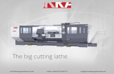 The big cutting lathe. The big cutting lathe - usetec.com · WERKZEUGMASCHINEN GMBH . FANUC OI-TF > Nano CNC system combined with precise nano- calculation and leading-edge servo