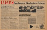 fileleitung Nr. 11 9. Oktober 1967 Jahrgang 1 / 1967 Herausgegeben vom Vorstand der Studentenschaft an der Ruhr-Universität Vorlesungsangebot soll öffentlich