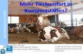 1 Mehr Tierkomfort in Kompostställen? - thueringen.de · Guter Kompostierungsprozess reduziert NH3 Emissionen . de 38 Ammoniakemissionen – So-He-Wi Messwerte von 23 Kompoststallbetrieben,
