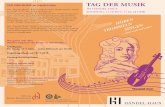 TAG DER MUSIK im Händel-Haus TAG DER MUSIK¤ndel... · PROGRAMMÜBERSICHT Erleben Sie mit uns einen „Tag der Musik“ mit Orgel- und Barock-Musik, Kreativ-Werkstatt, Führungen,
