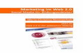 Marketing im Web 2 - socialsoftware.fernuni-hagen.desocialsoftware.fernuni-hagen.de/wp-content/uploads/2013/01/pb21_eBook... · gerade beim Beginn von Social Media-Aktitäten die