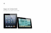 Apps im Unterricht - apple.com · PDF fileApple, das Apple Logo, GarageBand, iLife, iMovie, iPad, iTunes, iWork, Keynote, Numbers und Pages sind Marken der Apple Inc., die in den USA