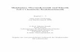 Molekulare Thermodynamik und Kinetik Teil 1 Chemische ...docshare04.docshare.tips/files/18170/181700478.pdf · Inhalt v 4.6.8 Interpretation von Arrheniuskonstanten von Elementarreaktionen