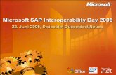 Microsoft SAP Interoperability Day 2005 22.06download.microsoft.com/download/f/b/f/fbfc7505-734d-4cd2-8855-5800755... · Reduzierung der Zeit des Service Technikers am Telefon …