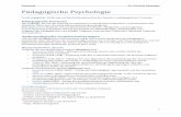 Pä dägogische Psychologie - dewanger.dedewanger.de/data/documents/Skript_2016_001.pdf · Vorlesung Dr. Christian Dewanger 2 - Angst vor Freiheit und Unabhängigkeit - Angst vor
