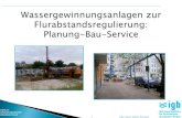 Wassergewinnungsanlagen zur Flurabstandsregulierung ...t3.düvelmeyer.de/fileadmin/download/vortraege-bbb2014... · Beispiele permanenter Grundwasserabsenkungen Ableitung geförderten