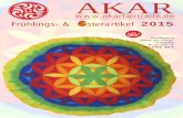AKAR · Frühlings- & sterartikel 2015 AKAR  Wandteppich „Blume des Lebens“ handgefilzt Ø ca. 110 cm Nr. 3752 85 € NEU Akar GmbH, Am Steinigen …