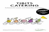 TIBITS CATERING · • Mini Pita Brötli mit Rüebli-Meerrettich Mousse • Samosas* auf Aprikosen-Ingwer Chutney • Rotes Hummus • Focaccia mit Rauchsalz & Rosmarin * warme Komponenten