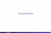 Kryptographie - thi.informatik.uni-frankfurt.de · Themen (1/2) Anwendungen wie 1 Pseudo-Random-Generatoren 2 Public-Key-Kryptographie 3 Digitale Unterschriften 4 Kryptographische