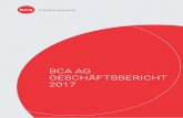 BCA AG GESCHÄFTSBERICHT 2017 - mybca.de · Die BfV Bank für Vermögen AG wurde im Juli 2005 als 100-prozentige Tochtergesellschaft der BCA AG unter dem Namen BCA Bank AG gegründet