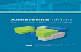 Antibiotikaricht Booklett2015 Internet - st- · PDF fileDosierung oral 2 x 750 mg (25 mg/kgKG/24h) 2 x 500 mg (15 mg/kgKG/24h) Dosierung i.v. 3-4 x 3g (150 mg/kgKG/24h) 2 x 500 mg