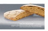 MDV MATADOR - wp-l.de · Anzahl der Auszugsherde max. Standard 2 2 3 2 3 – ... Belegung gesamt 1 kg Brot freigeschoben 180 252 270 315 378 630 Elektr. Anschluß für Ventilator