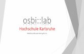 Hochschule Karlsruhe - business-analytics-day.de · Zielsetzung Labor Konzept Labor Betrieb Praxis Theorie Betreu-ung OSBI F&L Infra-struk-tur Case Study Handlungs-kompetenz Motivation