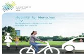Die Kommunen in NRW starten in die Mobilität der Zukunft · Die Zeit ist reif für vernetzte Mobilitätslösungen Jahrzehntelang stand alleine das Auto im Mittelpunkt der Verkehrsplanung.