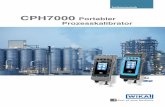 CPH7000 Portabler Prozesskalibrator - de-de.wika.de · Schnittstelle auf den Kalibrator übertragen werden. Druckschaltertests mit dem CPH7000 sind ebenso schnell wie einfach durch-führbar: