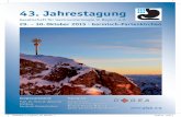 43. Jahrestagung - gfgb.org · Sehr geehrte Damen und Herren, herzlich willkommen in Garmisch-Partenkirchen. Ich freue mich, dass Sie unsere schöne Gemeinde zu Ihrem Austragungsort