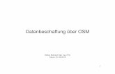 6 OSM Datenbeschaffung - maihack.de · 3 MySQL – Datenbeschaffung 1. Möglichkeit - Osmosis • Die folgenden Schritte erläutern einen Weg, wie man Daten von OpenStreetMap in eigene