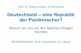 Deutschland –eine Republik der Panikmacher? - schwenk.de · Anzahl Artikel mit ausgewählten Angstvokabeln in deutschen und internationalen Tageszeitungen 2000-2010 (aus W. Krämer: