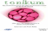 Die willkommene - apv.ethz.ch · 4 Ausgabe 4 05/2010 TONIKUM Impressionen. Vielleicht ﬁ ndet die eine oder andere Person gar einen Anstoss für das ei-gene geplante Zwischenjahr.
