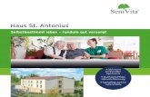 Haus St. Antonius - senivita-social-care.de · SeniVita-Konzept auch finanziell attraktiv. Vor allem dank der neuen Pflegestärkungsgesetze werden ambulante und teilstationäre Versorgungssysteme