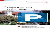 Einfach Parken in Starnberg P - starnbergersee-info.de · Wissenswertes Einfach Parken in Starnberg Es ist im Normalfall kein Problem, in der Starnberger Innenstadt einen Park-platz