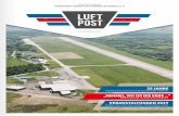 VERKEHRSLANDEPLATZ EISENACH-KINDEL E.V. luft post · Weiteren betreibt Lift Air eine Werft für Ultraleichtﬂ ugzeuge und Gyrokop-ter und bietet Rund- und Charterﬂ üge an. Das
