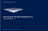 Acronis Snap Deploy 5dl. · PDF file4 Copyright © Acronis International GmbH, 2003-2019 7 Deployment-Werkzeuge .....66