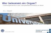Wer bekommt ein Organ? - ethikrat.org · Universität zu Köln Themen Situation der Organspende in Deutschland Überleben nach Lebertransplantation Leberallokation - Allokationsmodelle