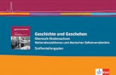 Oberstufe Niedersachsen Nationalsozialismus und deutsches ... · 2 Kapitel – Geschichte und Geschehen Themenheft (3-12-430080-5) Inhaltliche Schwerpunkte und Kompetenzen des Themenheftes