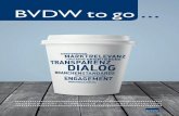 BVDW to go 2014 09 · 6 7 Seit 2001 führt der BVDW jährlich das „Internetagentur-Ranking“ U durch, welches er gemeinsam mit seinen Partnern Hightext iBusi-ness, Werben & Verkaufen