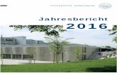 Jahresbericht 2016 - Universität Hohenheim · eine Heimat zu geben. Mit einer Art Big Data Lab will die Initiative „Data Science and Analy-tics, Modelling and Simulation“ hier