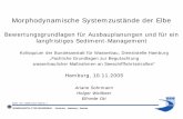 Morphodynamische Systemzustände der Elbe - izw.baw.de · – Datengrundlage, Methode, ... • Wasserbauliche Systemanalyse für verschiedene Jahrestopographien (exemplarisch) –