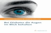Folgeerkrankungen bei Diabetes mellitus - ratgeber-makula.de · licher Betäubung direkt ins Auge spritzt, ermöglichen beim Visusverlust infolge eines diabetischen Makulaödems Besserung.