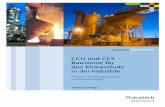 CCU und CCS – Bausteine für den Klimaschutz in der Industrie · PDF file3.1.1 Post-Combustion Capture 21 3.1.2 Oxyfuel-Verfahren 22 3.1.3 Pre-Combustion Capture 22 3.2 Transport