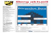 Berg aktuell · Mitteilungsblatt Berg · Juli 2015 Anzeigen Juli 2015 Berg aktuell Mitteilungsblatt der Gemeinde Berg/OPf. Nr. 007 32. Jahrgang Gemeindeamt Herrnstraße , 92348 Berg