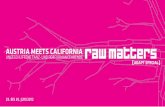 AuSTRIA MEETS CALIFORnIA - rawmatters.atrawmatters.at/files/ADAPT.pdf · stützung der Solistin Mojca Majcen über Skype und vor Ort mit Clecily Stewart und Kevin Deelen konzipiert