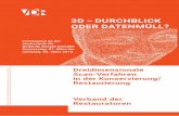 3D – DURCHBLICK ODER DATENMÜLL? - restauratoren.de · 16:00 Kristina Holl, Max Rahrig, Katrin Janis Monitoring von klimatisch bedingten Bewegungen mit Hilfe des Structured-Light-Scannings