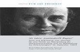 30 Jahre „Lambsdorff-Papier” - geschichte.uni-wuppertal.de · Otto Graf Lambsdorff gehörte zu den ersten, die die langfristigen Folgen dieser Politik erkannten und eine straffere
