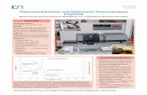 Thermogravimetrie und Differential-Thermoanalyse (TG/DTA) · Technische Universität München · ZTWB Radiochemie München RCM · Walther-Meißner-Straße 3 · 85748 Garching Leitung: