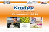 Programm 2019 · 4 Beitritt Für Interessierte sind Beitrittsformulare im Internet, in der Geschäftsstelle, im KNEIPP®-CENTER und bei den Übungs- und Wanderleitern erhältlich.