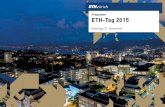 Programm ETH-Tag 2015 - ethz.ch · Zum Portfolio der Stadtpräsidentin gehören die Bevöl - kerungsdienste, die Abteilungen Statistik Stadt Zürich und Stadtentwicklung (inkl. Wirtschaftsförderung