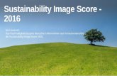 1 Sustainability Image Score - 2016 - Event Partner · » Screening-Verfahren: Zunächst Angabe der Teilnehmer, bei welchen Unternehmen sie Kunde sind; danach erfolgt per Zufallsauswahl