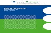 DALE-UV PDF-Generator DALE-UV PDF-Generator DALE-UV PDF ... · Dieses Dokument beschreibt die Installation und die Handhabung des DALE-UV PDF-Genera- tors und richtet sich primär