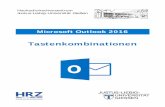 Hochschulrechenzentrum Justus-Liebig-Universität Gießen g021/Internet/E-Mail/ol2016_tasten... · PDF fileH HOCHSCHULRECHENZENTRUM R Z Tastenkombinationen für Outlook 2016 Seite