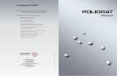 Produktprofil POLIANT - poligrat.de · POLIANT® schützt Metalloberflächen unsichtbar und dauer-haft gegen Schmutz, Fingerabdrücke und Graffiti und verbessert ihr Reinigungsverhalten
