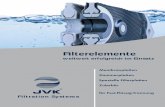 Filterelemente - jvk.de · Ein gemischtes Paket von Membran- und Kombinationsplatten ist kostengünstig und hat sich in allen Anwendungsfällen bewährt. Einschränkungen wie bei