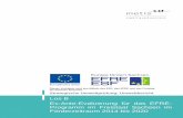 Ex-Ante-Evaluierung für das EFRE- Programm im Freistaat ... · derperiode 2014 - 2020(kurz EFRE-OP), kofinanziert durch den Europäischen Fonds für Regionale Entwicklung und durch