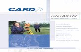 interAKTIV - card-1.com · Anwendermagazin 2/2001 interAKTIV Verkaufspreis 7,50 DM/ 3,83 EURO Datenfluss komplett OKSTRA in der Praxis Automatische Achsgenerierung CARD/1 soweit das