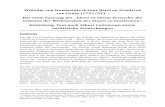 Wilhelm von Humboldts dritter Brief an Friedrich Ideen zu ...docs.humboldt-gesellschaft.org/essays/Gentz_III_1_Text.pdf · Da Wilhelm von Humboldt in die End-Fassung zudem eine sehr